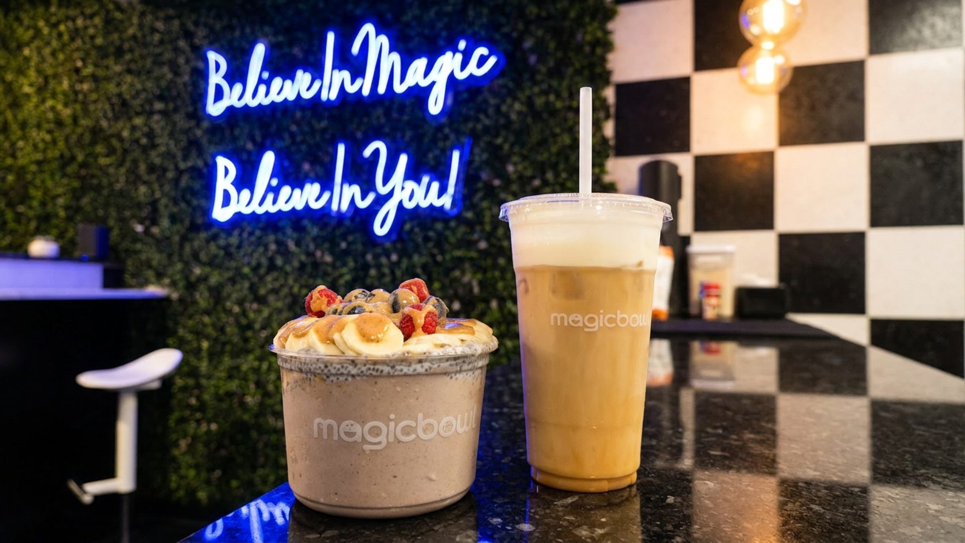 Acai bowls, smoothies, and coffee