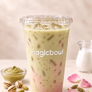 Pistachio Rose Latte