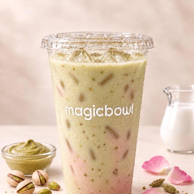 Pistachio Rose Latte.