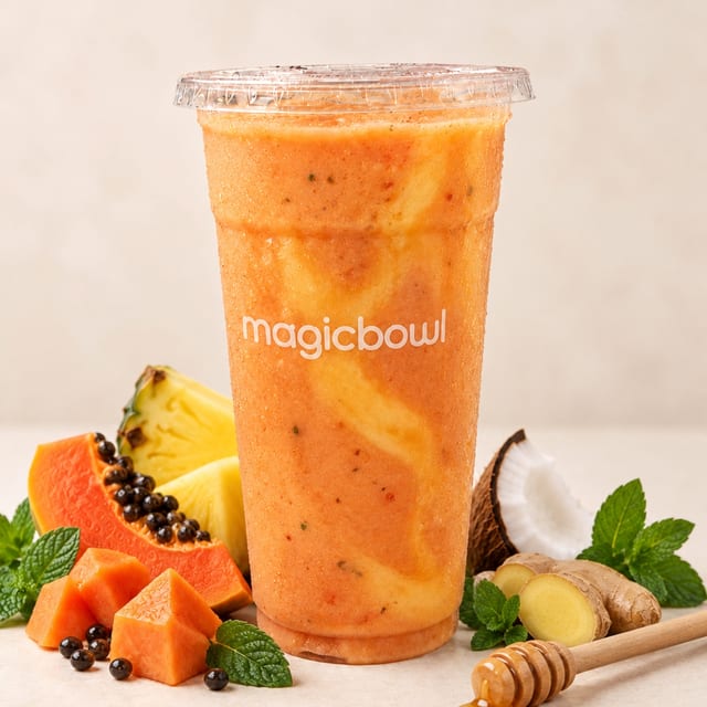 Tropical Enzyme Ease Smoothie.
