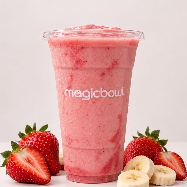 Strawberry Banana Smoothie.