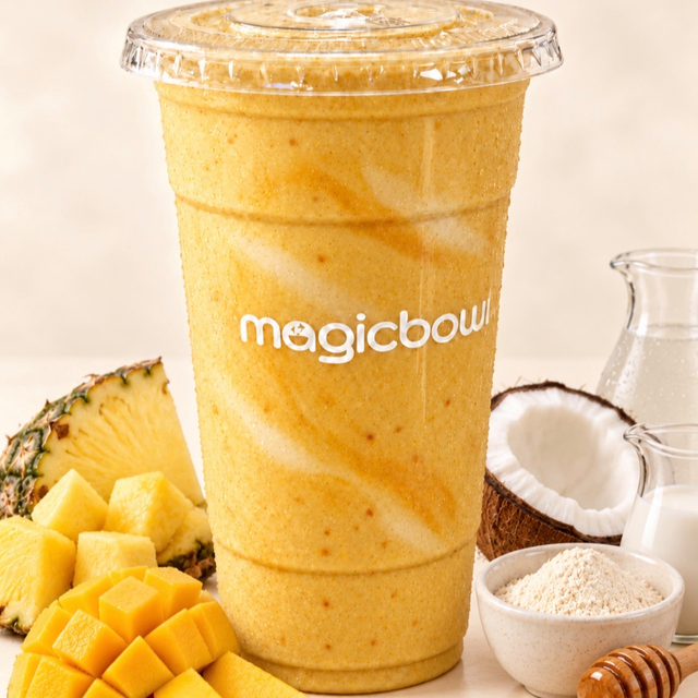 Tropical Protein Punch Smoothie.